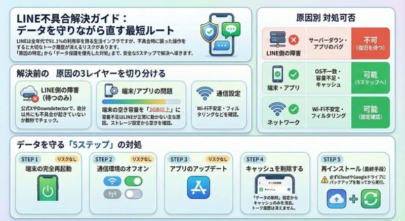 LINEのトラブル解決ガイド