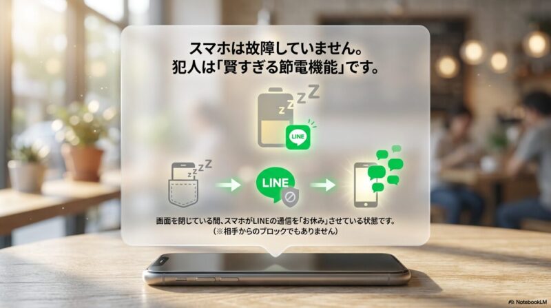 あなたのスマートフォンは故障していません。
