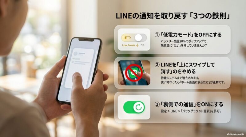 犯人はスマホの「節電機能」かも？