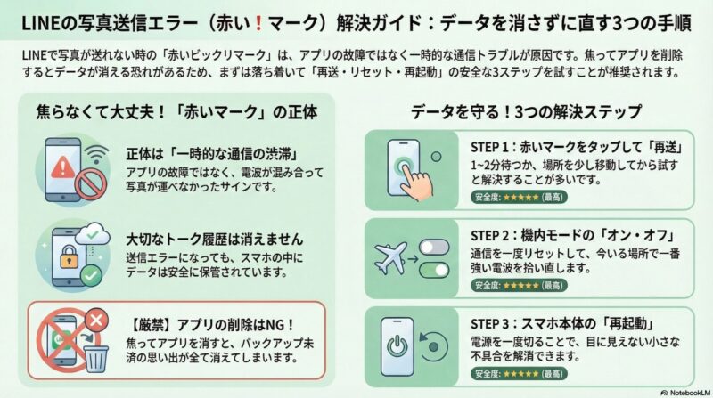 写真送信エラー解決ガイド