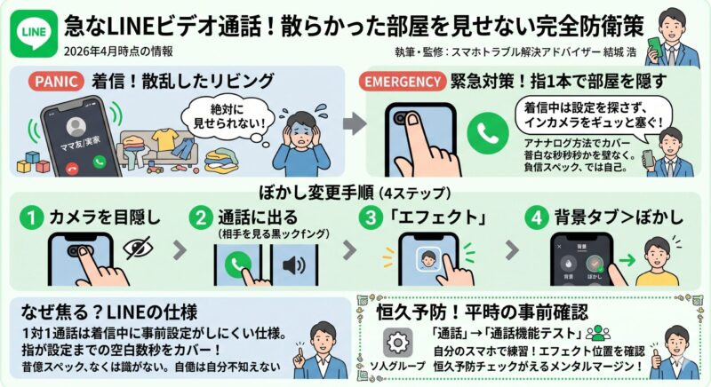 散らかったお部屋を隠すための完全防衛マニュアル