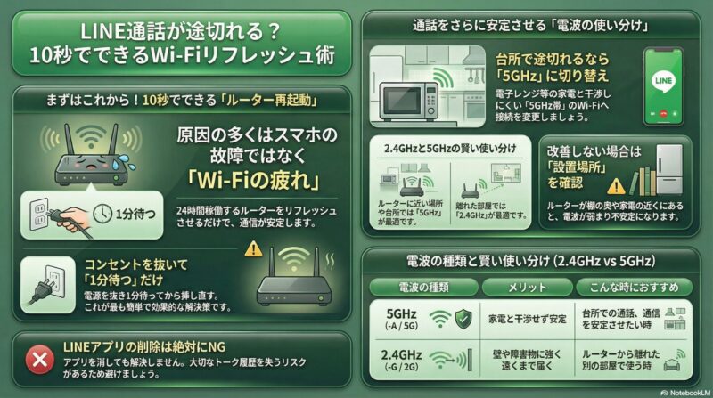 通話アプリのWi-Fi改善ガイド