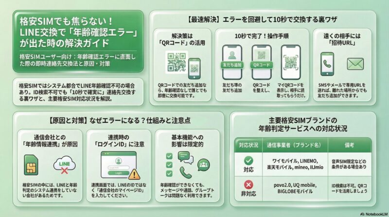 格安スマホ年齢確認解決ガイド