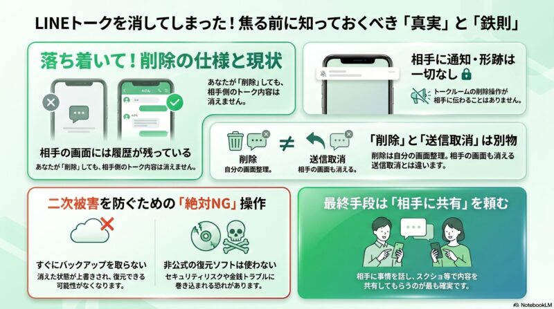 トーク削除の真実と鉄則