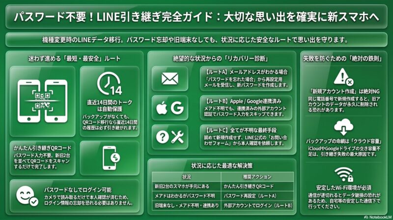 パスワード不要のアカウント引き継ぎガイド