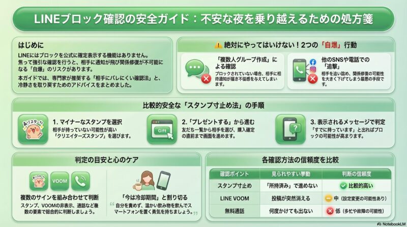 メッセージアプリのブロック確認ガイド