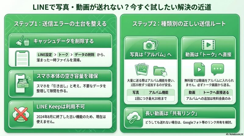 メッセージ送信トラブル解決ガイド