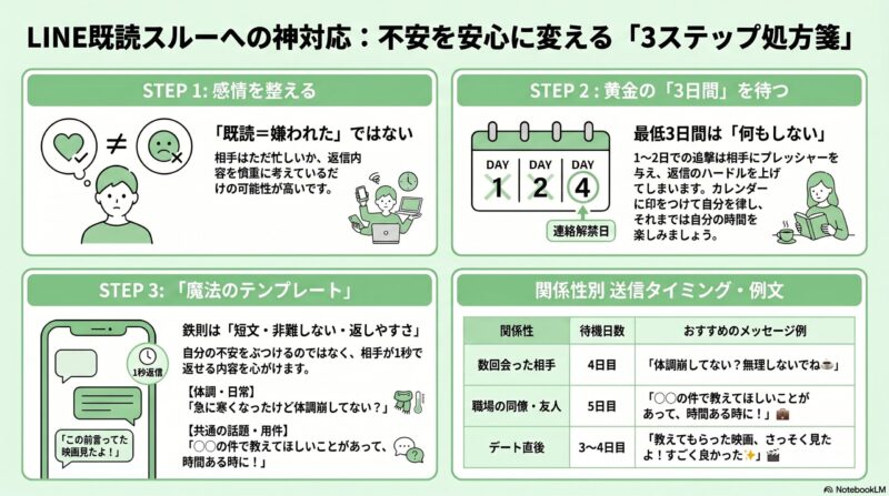 既読無視への3ステップ処方箋