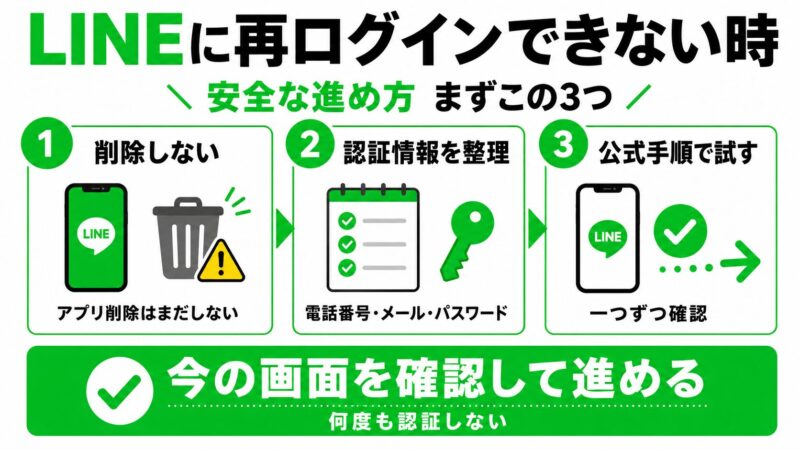 LINE再ログインの手順ガイド