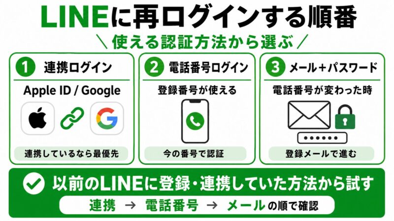 LINE再ログインの手順ガイド