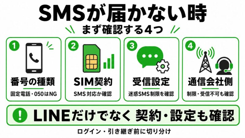 SMS受信トラブル解決ガイド