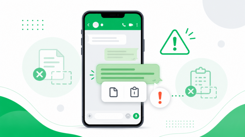 LINEで文章をコピー・貼り付けできないときの確認イメージ